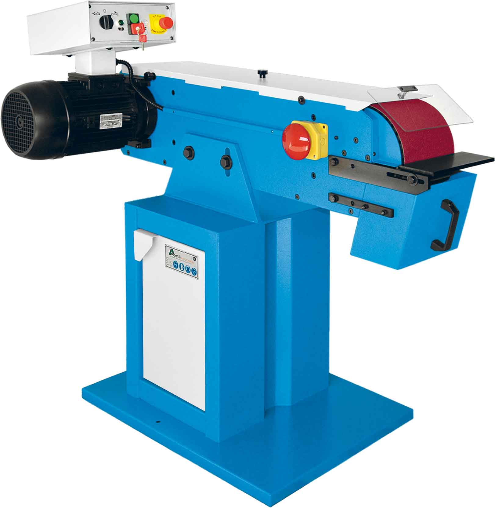 ART.90 Belt grinding machine 200x2500 worktable 200x720 grooved