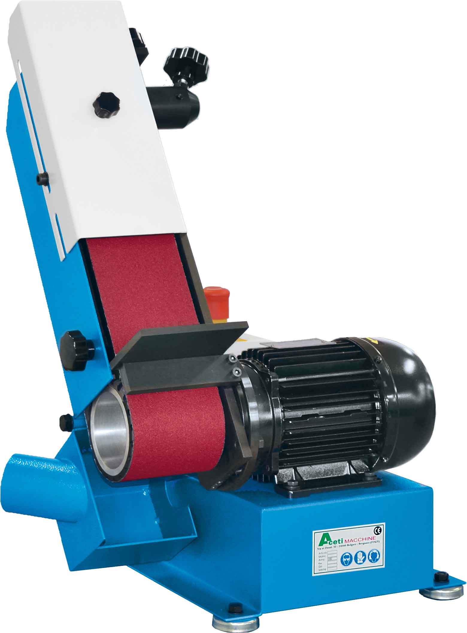 ART.22 Swing belt benchmounted grinding machine 100x1000 worktable