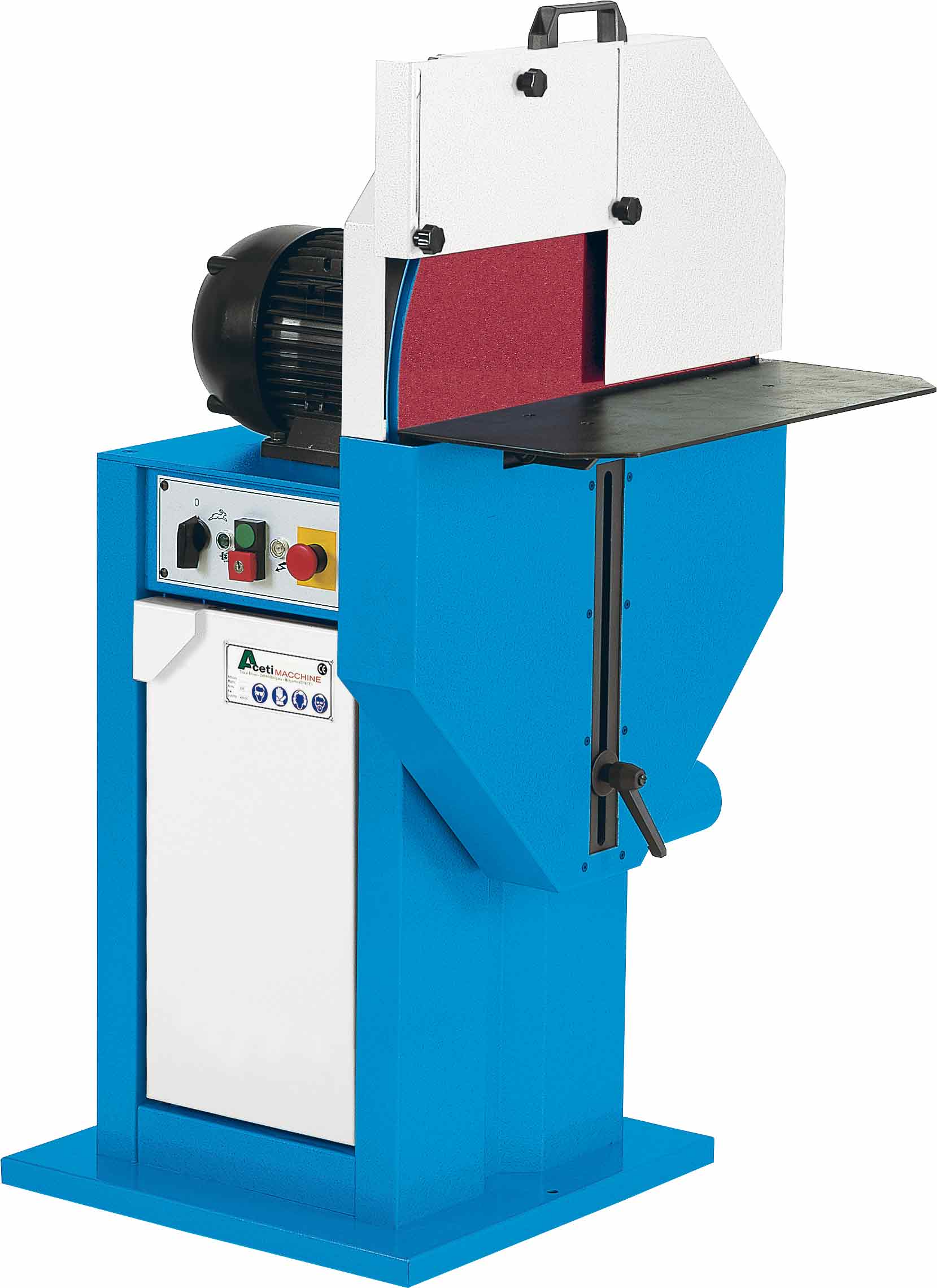 ART.62 Vertical disc belt grinding machine Ø600 mm Aceti