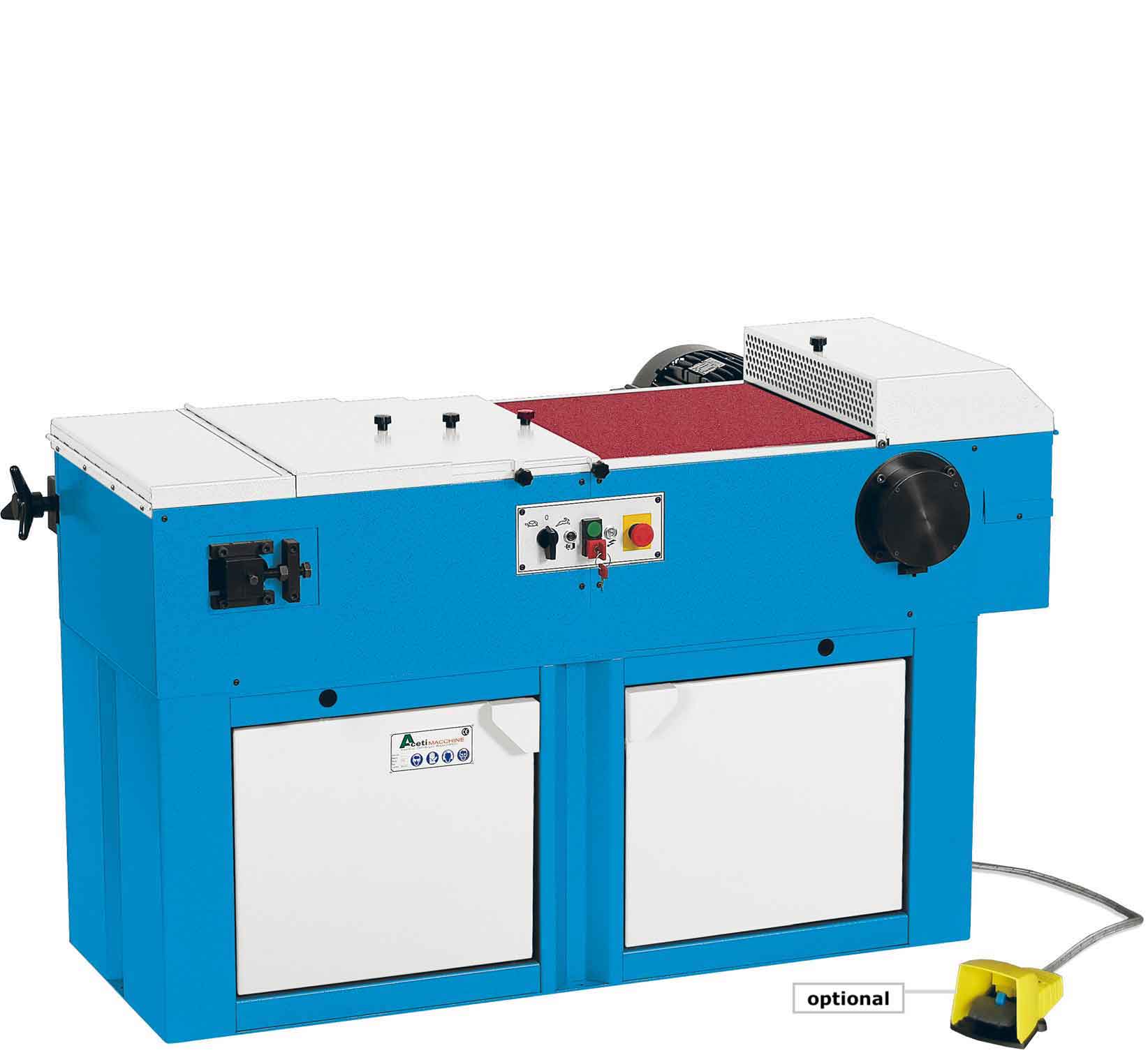 ART.59 Belt grinding machine 500x3100 worktable 500x1000 grooved